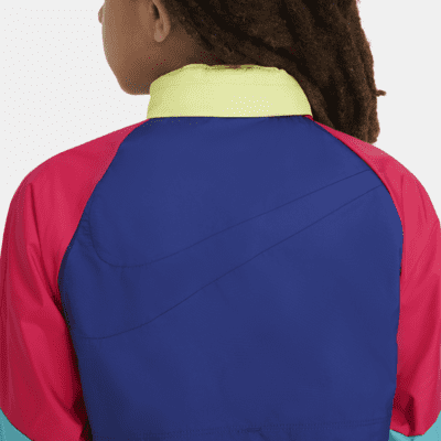 FC Barcelona AWF Big Kids' Soccer Jacket