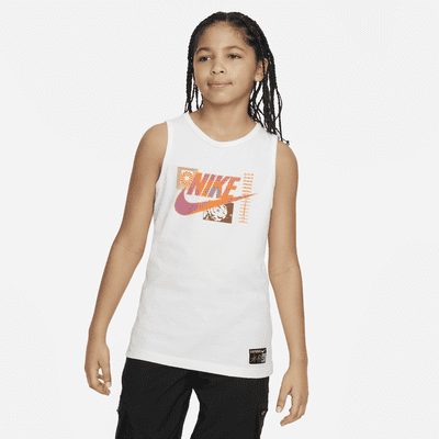 Camiseta de tirantes para niños talla grande Nike Sportswear. Nike.com