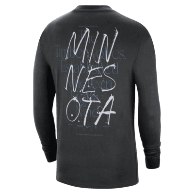 Minnesota Timberwolves Courtside Max90 Men's Nike NBA Long-Sleeve T-Shirt