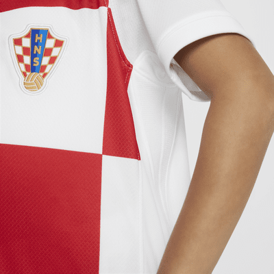 Croatia 2024/25 Stadium Home Younger Kids' Nike Football Replica Kit ...