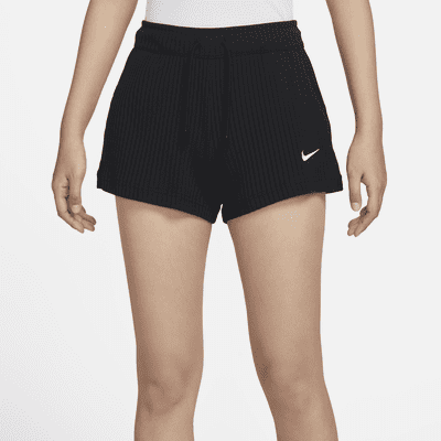 Nike Sportswear Women's High-Waisted Ribbed Jersey Shorts. Nike ID