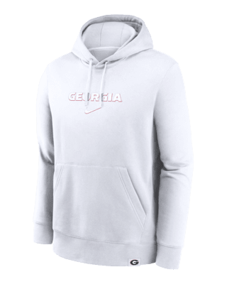 Мужское худи Georgia Bulldogs Statement Wordmark Lockup Heavyweight Nike College Pullover Hoodie