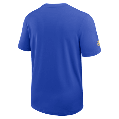 Playera Nike Dri-FIT de la NFL para hombre Los Angeles Rams Sideline Coach