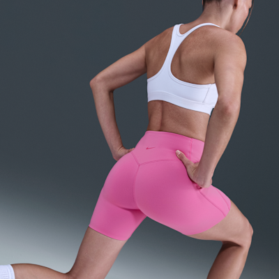 Nike Universa Women's Medium-Support High-Waisted 5" Biker Shorts with Pockets