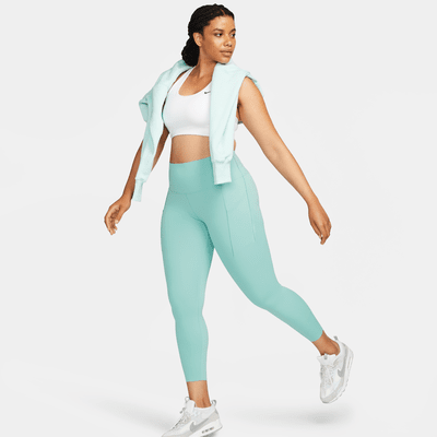 Leggings de 7/8 de tiro alto y sujeción media con bolsillos para mujer Nike Universa