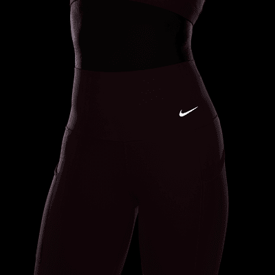 Leggings de 7/8 de tiro alto y sujeción media con bolsillos para mujer Nike Universa