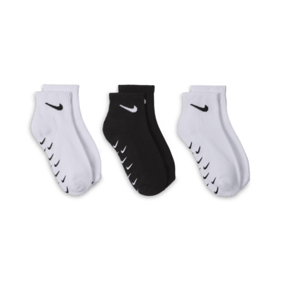 Nike Little Kids' Gripper Ankle Socks (3 Pairs)