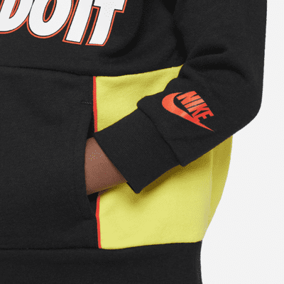 Sudadera con gorro sin cierre para niño pequeño Nike "Let's Be Real"