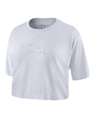 Женская футболка Indiana Fever Nike WNBA Cropped