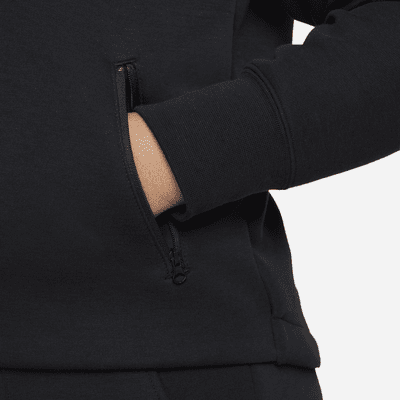 Sweat à capuche et à zip Nike Sportswear Tech Fleece pour ado (fille) (taille élargie)