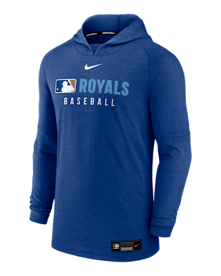 Мужское худи Kansas City Royals Authentic Collection Nike Dri-FIT MLB Pullover Hoodie