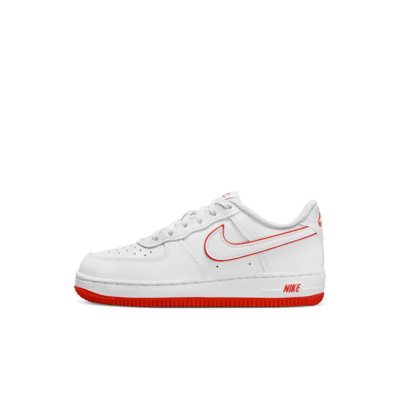 Nike Force 1 Younger Kids' Shoes Size 2.5Y (White)