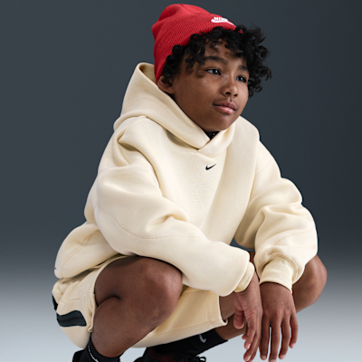 Sudadera con gorro sin cierre oversized para niño talla grande Nike Sportswear Tech Fleece