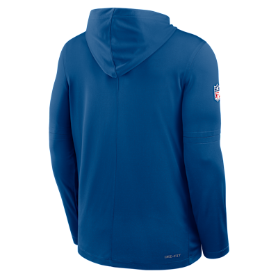 Indianapolis Colts Pass Accuracy Men's Nike Dri-FIT NFL Long-Sleeve Hooded Top