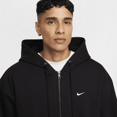 Pánská zateplená mikina Nike Solo Swoosh s kapucí a zipem po celé délce