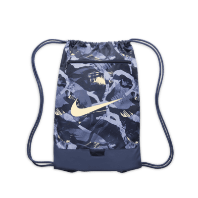 Nike Brasilia Printed Drawstring Bag (18L)