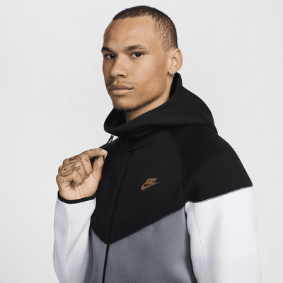 Huvtröja med hel dragkedja Nike Sportswear Tech Fleece Windrunner för män