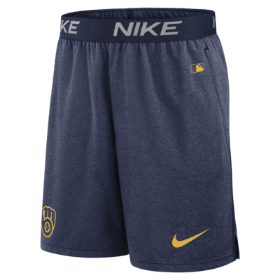 Milwaukee Brewers Authentic Collection Practice Men's Nike Dri-FIT MLB Shorts