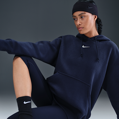 Nike Sportswear Phoenix Fleece ekstra stor hettegenser til dame