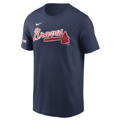 Playera para hombre MLB Atlanta Braves 2021 World Series Champions Gold  (Ozzie Albies). Nike.com