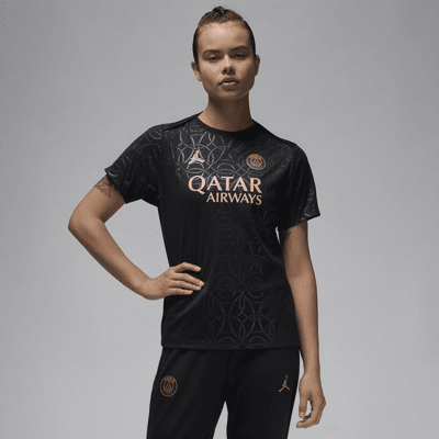 Haut de foot d'avant-match Jordan Dri-FIT Paris Saint-Germain Academy Pro 3e tenue pour femme