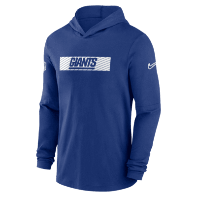 New York Giants Sideline Men's Nike Dri-FIT NFL Long-Sleeve Hooded Top