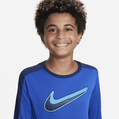 Nike Dri-FIT Performance Big Kids' (Boys') Long-Sleeve Training Top ...
