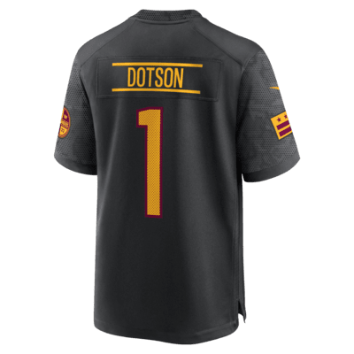 Jersey de fútbol americano Nike de la NFL Game para hombre Jahan Dotson Washington Commanders