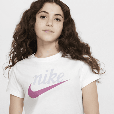 Playera para niña talla grande Nike Sportswear