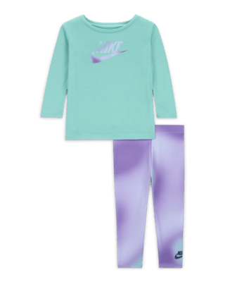 Детская футболка Nike Dri-FIT Baby (12-24M) Long Sleeve and Leggings Set