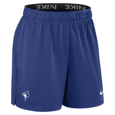 Shorts Nike Dri-FIT de la MLB para mujer Toronto Blue Jays Authentic Collection Practice