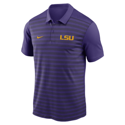 Polo universitario Nike Dri-FIT para hombre LSU Tigers Sideline Victory