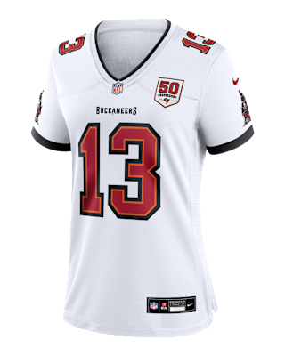 Женские джерси Mike Evans Tampa Bay Buccaneers 50th Anniversary Women’s Nike NFL Game Jersey