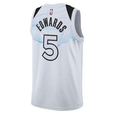 Anthony Edwards Minnesota Timberwolves 2024/25 City Edition Nike Dri-FIT Swingman NBA-jersey voor heren