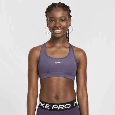 Brassière de sport Nike Swoosh pour Fille plus âgée