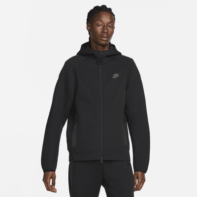 Nike Tech Fleece Full-Zip Winterized Hoodie 'Cobblestone / Black' XL