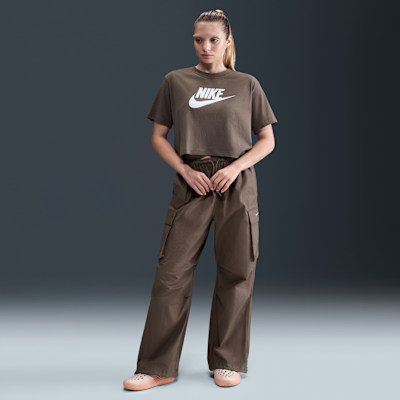 Playera cropped con logotipo para mujer Nike Sportswear Essential