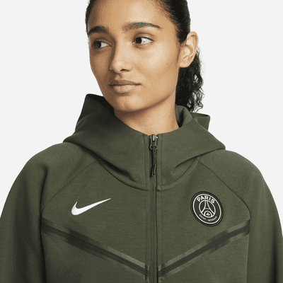 Vestiging Overredend pad Paris Saint-Germain Tech Fleece Windrunner Hoodie met rits voor dames. Nike  NL