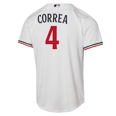 Jersey Nike de la MLB Replica para niños talla grande Carlos Correa Minnesota Twins