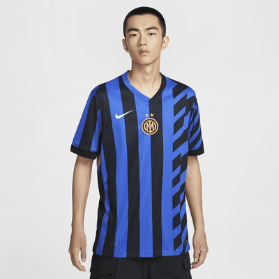 Inter Mailand 2024/25 Stadium Home Replika-Fußballtrikot mit Dri-FIT-Technologie (Herren)