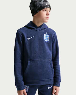 Детское худи England Club Big Kids' (Boys') Nike Soccer Pullover Hoodie