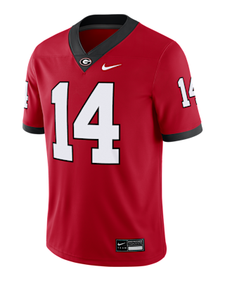Мужские джерси Zachariah Branch Georgia Men’s Nike Dri-FIT College NIL Game Jersey