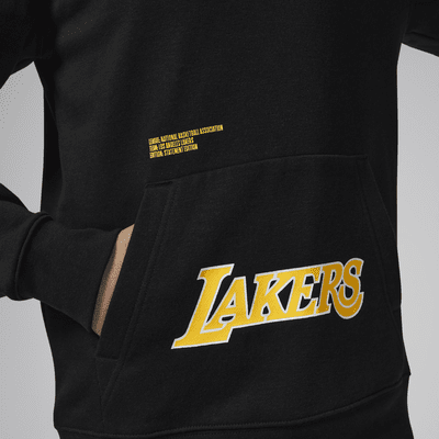 Los Angeles Lakers Courtside Statement Edition Older Kids' Jordan NBA Fleece Pullover Hoodie