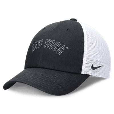 Gorra ajustable Nike de la MLB para hombre New York Yankees Evergreen Wordmark Club