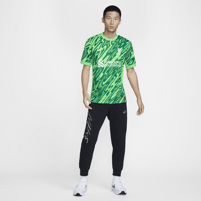 Liverpool FC Stadium Goalkeeper 男款 Nike Dri-FIT 足球復刻版短袖球衣