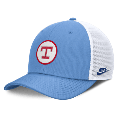 Gorra de rejilla Nike Dri-FIT de la MLB ajustable para hombre Texas Rangers Cooperstown Rise