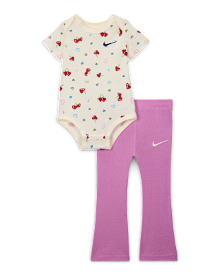 Детские тайтсы Nike Baby (3-6M) Bodysuit and Leggings Set