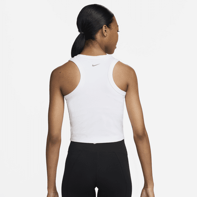 Camiseta de tirantes Dri-FIT cropped para mujer Nike One Fitted