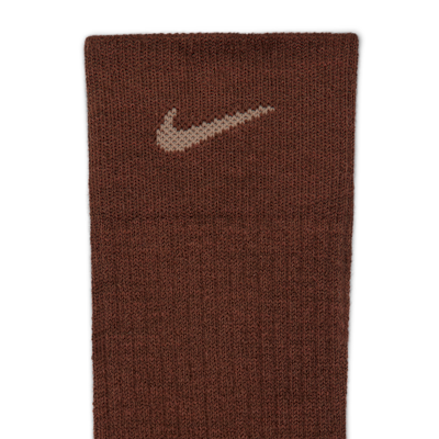 Nike Everyday Wool Cushioned Crew Socks (2 Pairs)