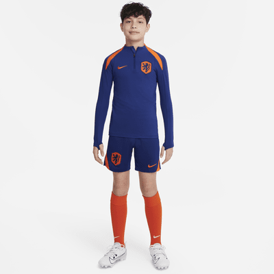 Netherlands Strike Older Kids' Nike Dri-FIT Football Drill Top. Nike ZA